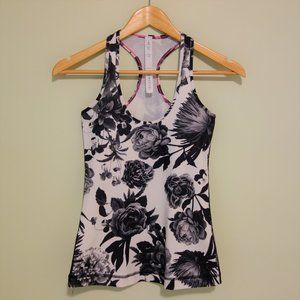 Lululemon Floral Racerback Tank Top